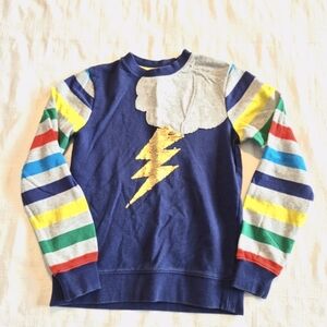 Mini Boden 11-12 years lightening sweatshirt, minor fade wrinkles iron out VGUC